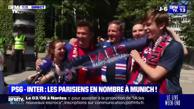 Finale de la Ligue des Champions entre le PSG et l'Inter: la fanzone de Munich ouvre ses portes, à quelques heures du choc