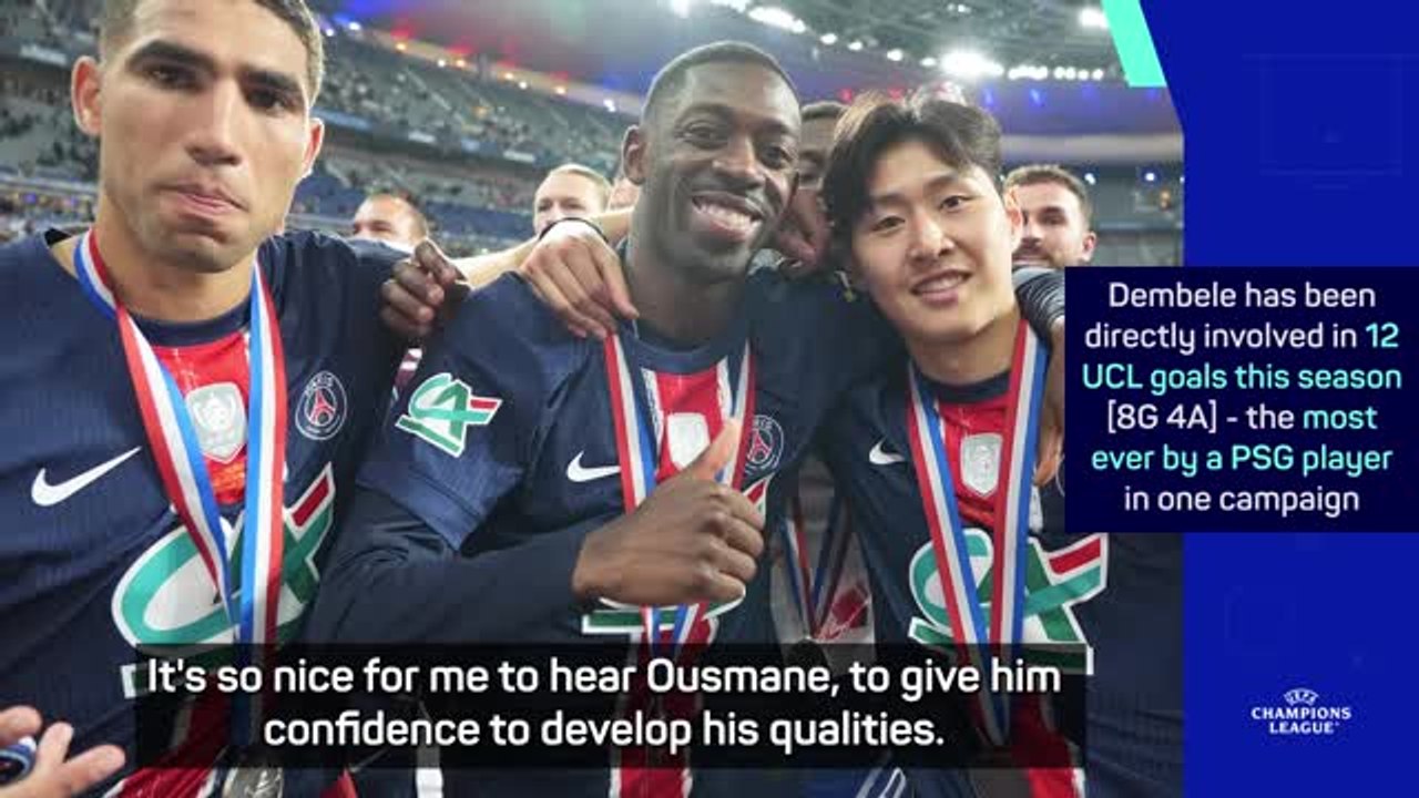 Dembele has become a real leader - Enrique