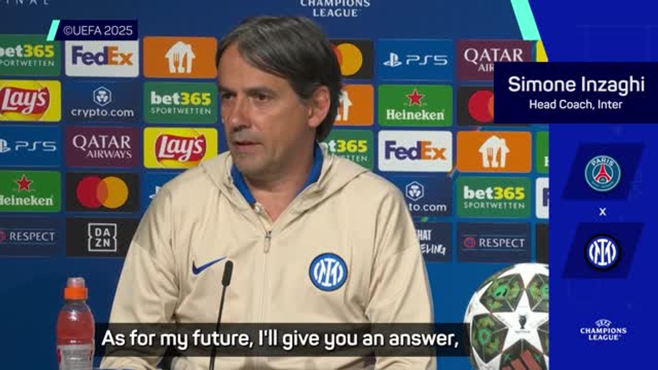 Inzaghi opens up on Inter future ahead of Champ...