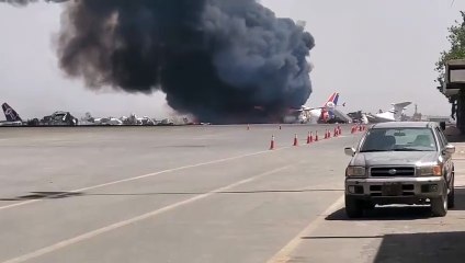Roma - MO. YEMEN, L'ULTIMO AEREO A SANA'A DISTRUTTO NEL RAID DI ISRAELE (30.05.25)