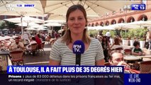 Les Toulousains suffoquent déjà, avec près de 35°C