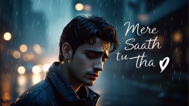 Mere Saath Tu Tha 💔|Heart-Touching Hindi Sad Song | Original lyrics music 2025 | Soulful Love Ballad