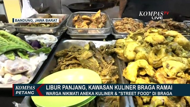 Libur Panjang, Wisatawan Serbu Kawasan Kuliner Braga Bandung
