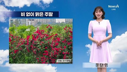 [날씨]비 없이 더운 주말…강한 자외선 유의