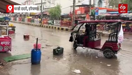 हरियाणा में झमाझम बरसात, चरखी दादरी में तेज आंधी के बाद टूटे पेड़, कई मार्ग बंद, बिजली बाधित