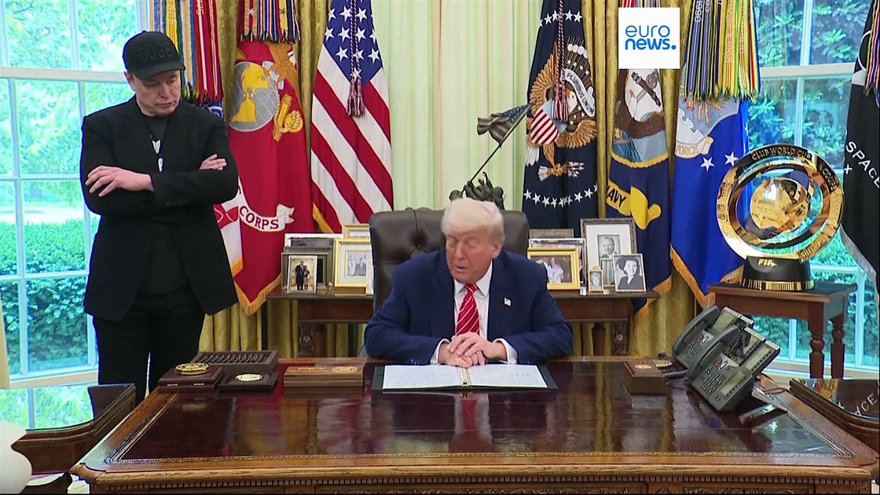 Trump verabschiedet Elon Musk im Oval Office