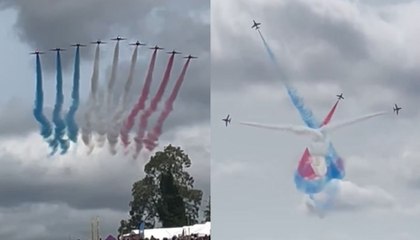 Red Arrows at Midlands Air Festival