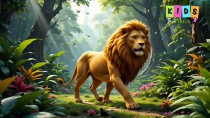Story "The Lion and The Mouse" | Animated Moral Story for Kids #story #cartoon #animation