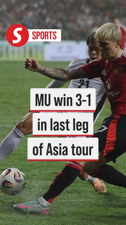 Manchester United win 3-1 in final leg of post-season tour in Hong Kong ...