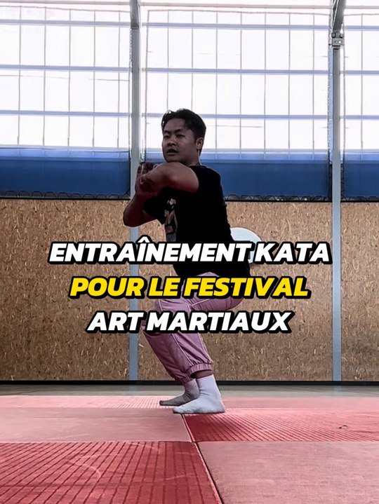 Répétition Kata pour le festival des arts martiaux 🥋