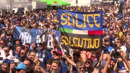 Inter - Les fans nerazzurri déjà bouillants dans leur fan zone de Munich
