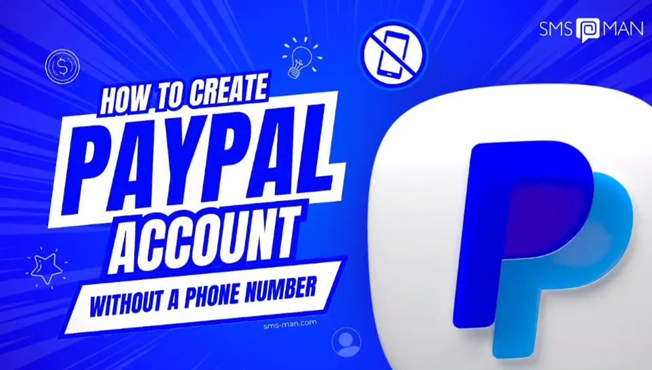 How to Create Paypal Account WITHOUT Phone Number || Virtual Number for PayPal Verification