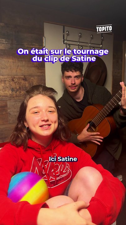 On était sur le tournage du clip de Satine