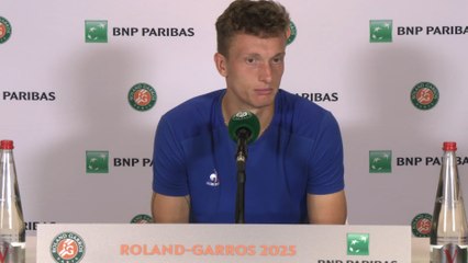 Roland-Garros 2025 - Jiri Lehecka : "C'est une blessure compliquée, je suis désolé pour Arthur Fils..."