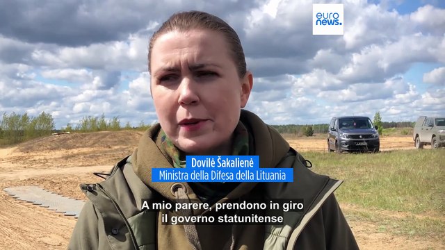 Šakalienė, ministra della Difesa della Lituania: La Russia prende in giro gli Stati Uniti