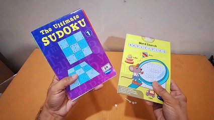 Unboxing & Review: Navneet Sudoku & Crossword Vacation Activity Book | Fun Brain Games for Kids & Adults