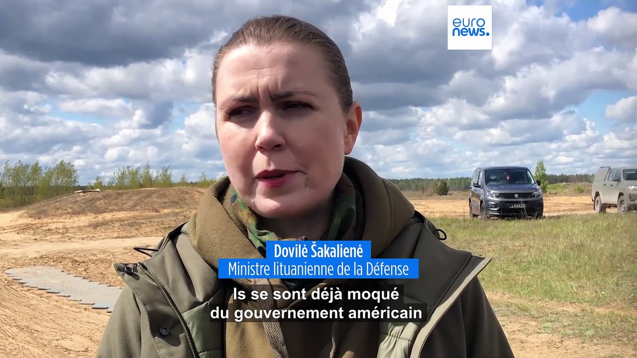 La Russie se "moque" des États-Unis, déclare la ministre lituanienne de la Défense à Euronews