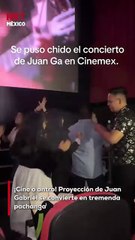 Durante la función especial del concierto de Juan Gabriel en un cine, un grupo de asistentes convirtió la sala en fiesta: sacaron alcohol y comenzaron a brindar al ritmo de “Querida”. El momento se volvió viral en redes.