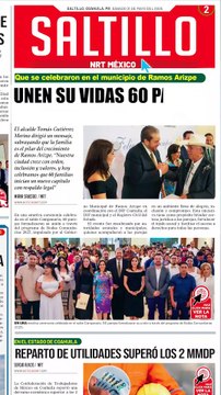 📰📍 Te presentamos #LasPortadas de #NRTMéxico de este Sábado 31 de mayo de 2025