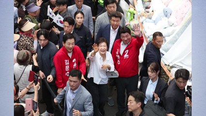 박근혜, 대선 사흘 앞 대구 서문시장 방문..."뵙고 싶던 마음 풀리는 느낌" / YTN