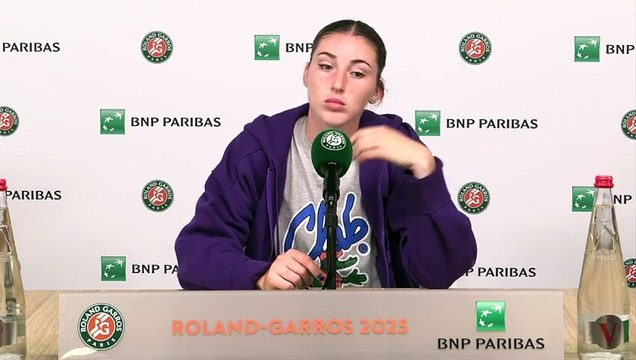 Roland-Garros 2025 - Elsa Jacquemot : Je veux me dire que j'étais au 3e tour, que c'est mon plus beau parcours ici