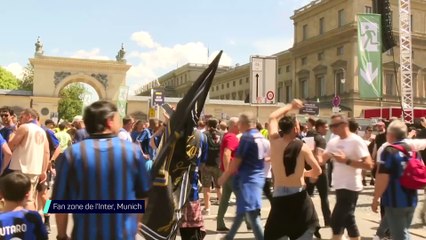 Les fans nerazzurri déjà bouillants dans leur fan zone de Munich