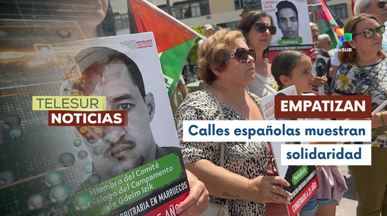 Activistas españoles se movilizan en apoyo a presos políticos de Saharauis