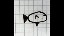 Pesce marrone disegno