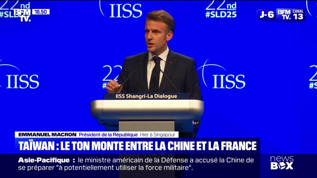 Le ton monte entre la Chine et la France après les propos d'Emmanuel Macron sur la question de Taïwan