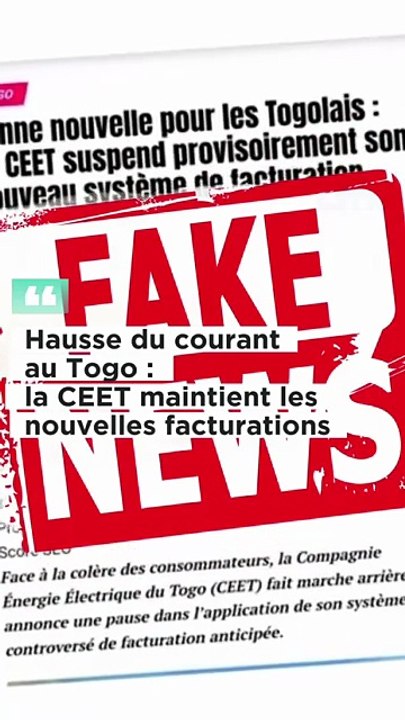Togo : la CEET dément la suspension de son nouveau système de facturation