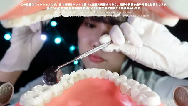 Oddly Satisfying Dental Cleaning on Tooth Dummy!