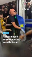 Des supporters s'affrontent dans le métro de Munich