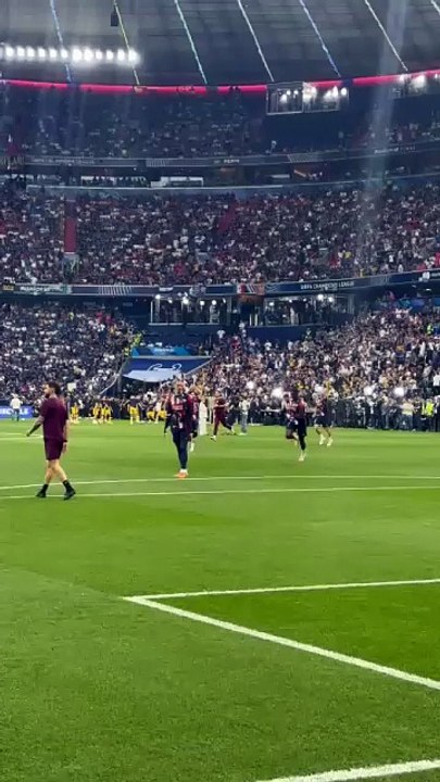 PSG-Inter Milan : l'entrée des joueurs sur la pelouse à Munich