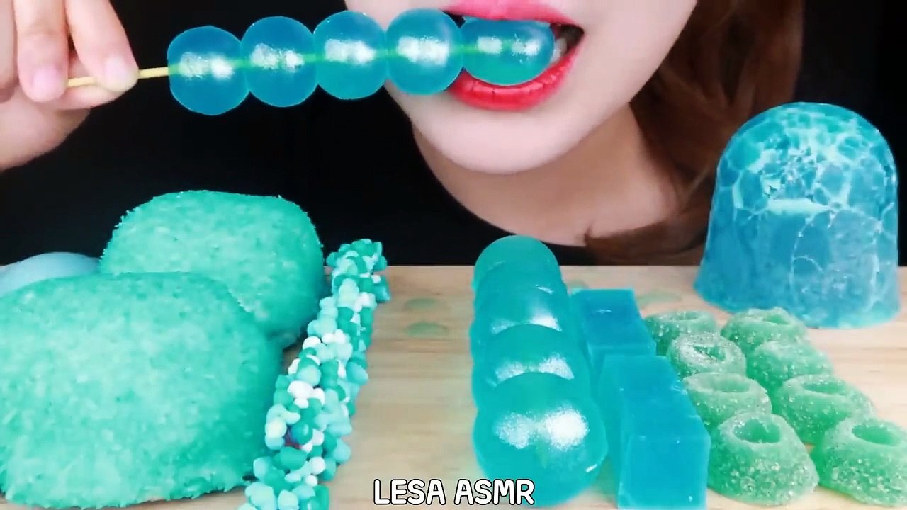ASMR JEWELRY CANDY, ICE, JELLY, SNOBALLS MARSHMALLOW CAKE  EATING SOUNDS MUKBANG