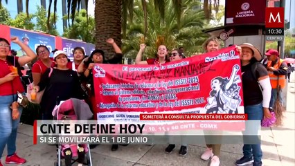 CNTE definirá hoy si se movilizará durante las elecciones judiciales