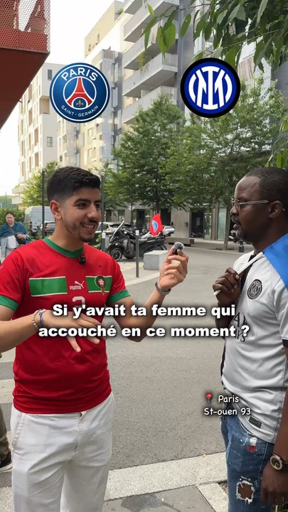 Vous aurez fait la même chose ? 😂 PSG vs Inter ❤️💙🤍