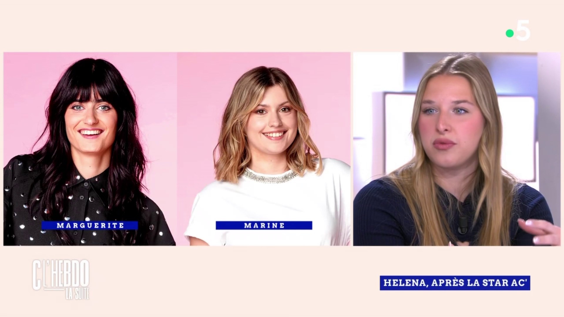 VOICI - "Même si on n'a pas fait la même saison..." : Héléna (Star Academy)  se confie sur ses relations avec Marine et Marguerite (ZAPTV)