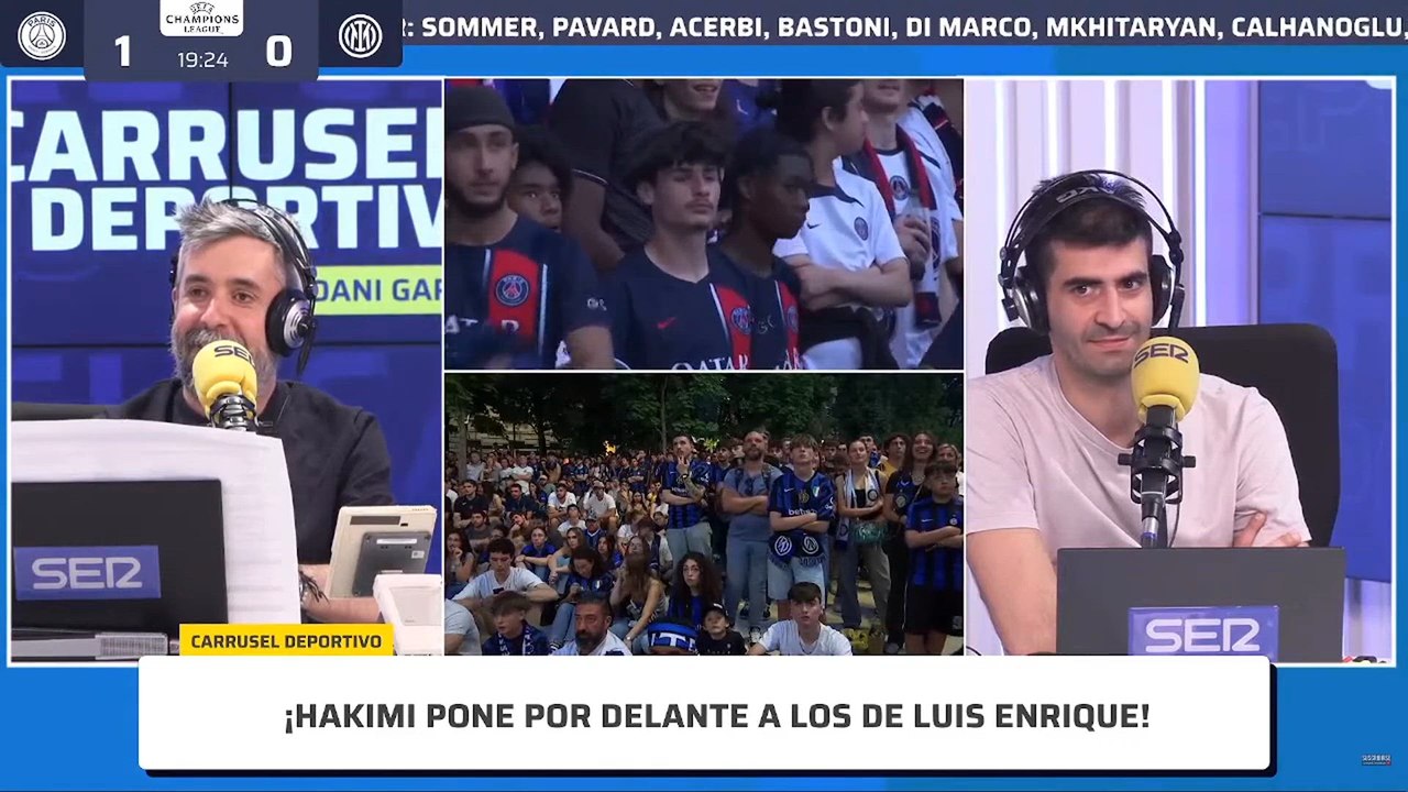 ¡Gol de Doue final Champions! PSG 2 - Inter 0