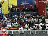 Pueblo venezolano celebra la gran victoria del 25 de mayo