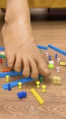 Hilarious Prank Using a Fake Foot! 🦶😂 #prank #comedy #funny