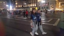 Manita Psg, Piazza Duomo si svuota