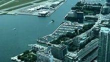 CN Tower View from top window