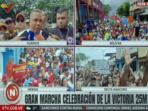 Gdor. Donald Donaire: Estamos celebrando la gran victoria de la Revolución Bolivariana
