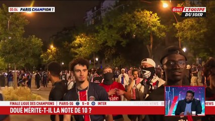 Buteur et passeur, Désiré Doué, premier joueur impliqué sur trois buts en finale de Ligue des champions - Foot - Ligue des champions