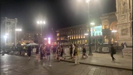 Niente festa Inter, piazza Duomo si svuota dopo la sconfitta col Psg