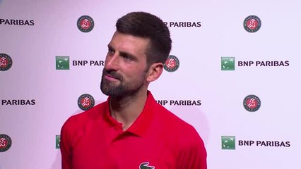 Roland-Garros - Djokovic : ''Le public suivait vraiment le match du PSG''