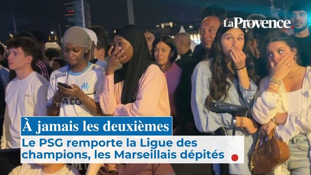 À jamais les deuxièmes : Le PSG remporte la Ligue des champions, les Marseillais dépités