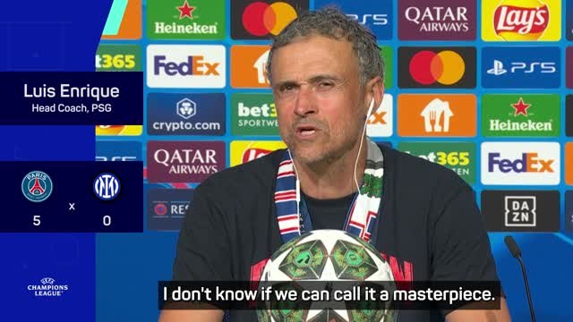 Enrique hails 'exceptional' PSG after Champions League triumph
