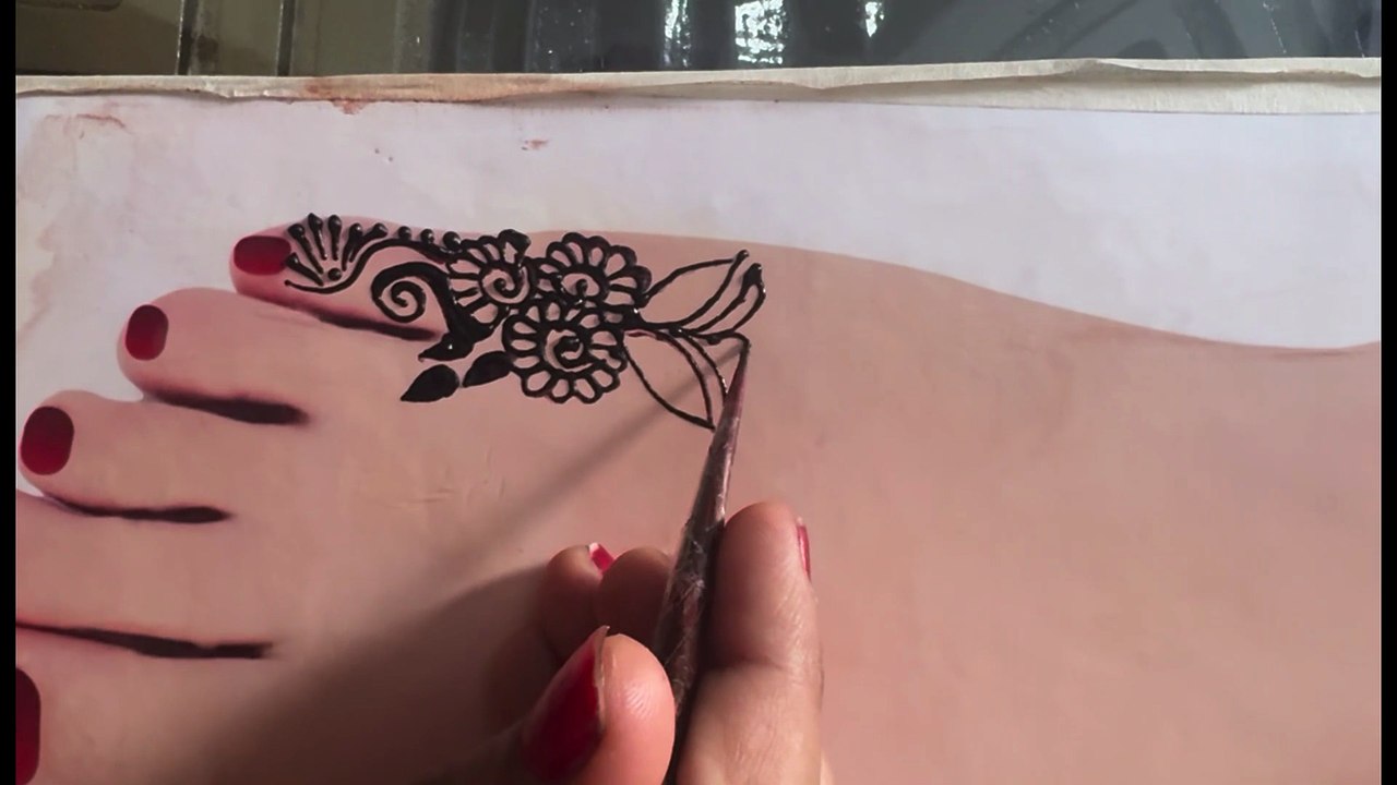 Simple Foot Mehndi Design | Feet Mehndi | Legs Mehndi Design For Events | Simple Mehndi Design #mehndistudiobynumra #mehndi #henna #dailymotion