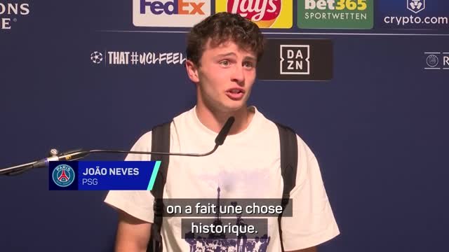 PSG - Neves : “On a fait l’histoire ici au PSG”